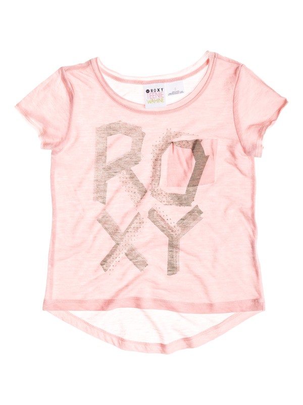 roxy, Girls 2-6 Block It Tee, SILVER PINK (mfc0) 0 Girls 2-6 Block It Tee ARLZT03047 Roxy