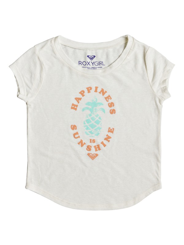 HAPPINESS SUNSHINE FASHION CRE ARLZT03093 0 Girls 2-6 Happiness Sunshine Tee ARLZT03093 Roxy