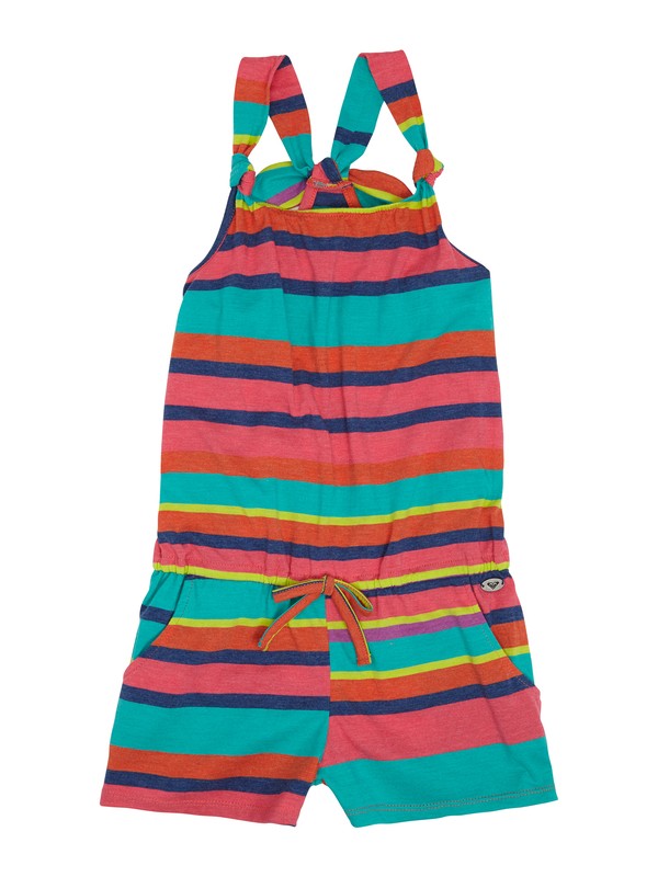 roxy, Baby Flower Dreams Romper, SPECTRA GREEN HEATHERED MULTI (gnq3) 0 Baby Flower Dreams Romper ARNNS00003 Roxy