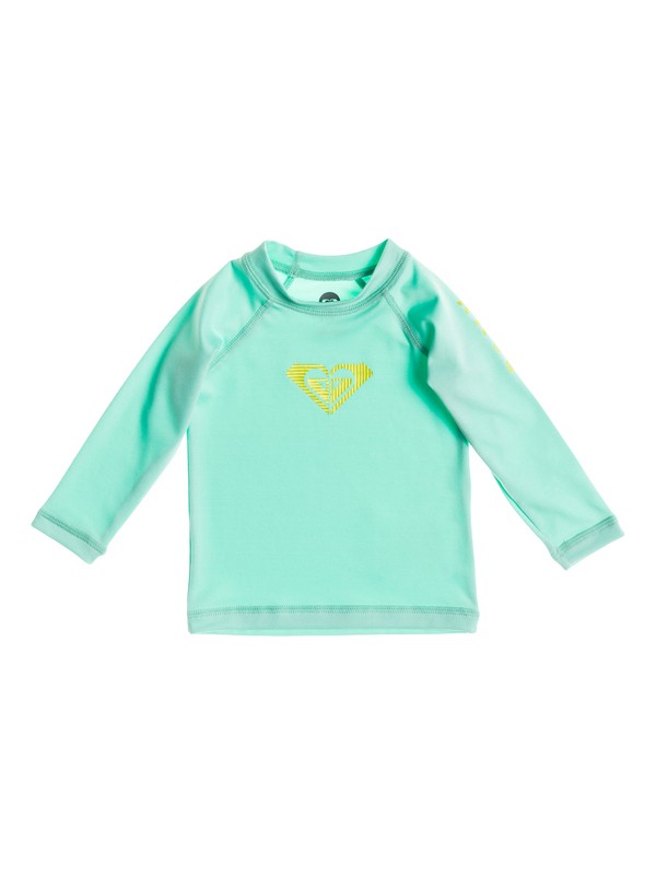 roxy, Baby Roxy Love Long Sleeve Rashguard, CABBAGE (cbw) 0 Baby Roxy Love Long Sleeve Rashguard ARNWR03001 Roxy
