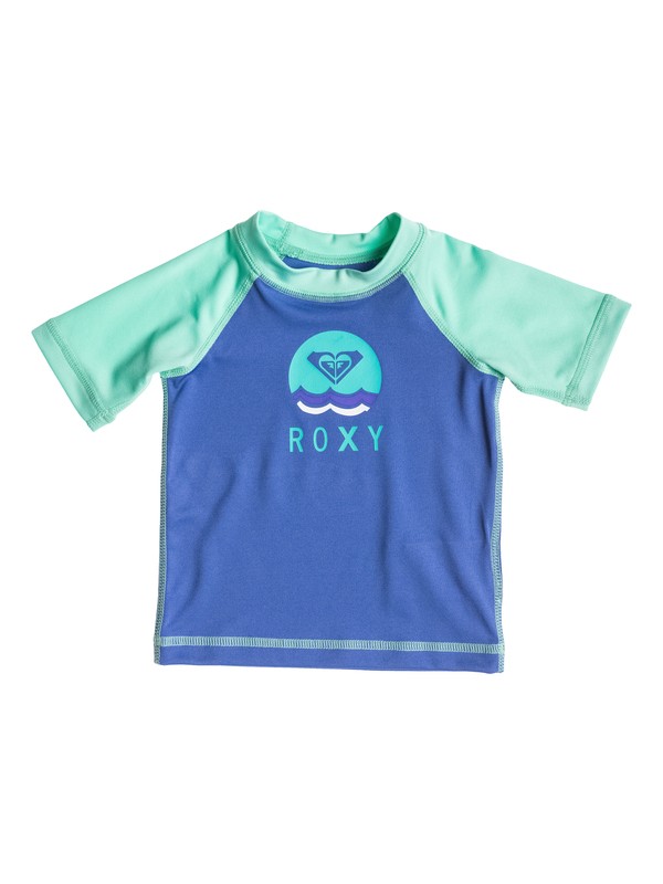 roxy, Sail Away - Short Sleeve Rash Vest, CHAMBRAY/SEA FOAM (xppg) 0 Sail Away - Short Sleeve Rash Vest ARNWR03002 Roxy