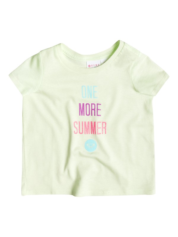 roxy, Baby One More Summer Tee, LIME CREAM (gbk0) 0 Baby One More Summer Tee ARNZT00056 Roxy