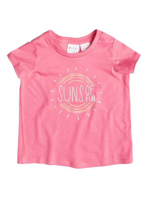 roxy, Baby Suns Of Fun Tee, FANDANGO PINK (mkn0) 0 Baby Suns Of Fun Tee ARNZT00058 Roxy
