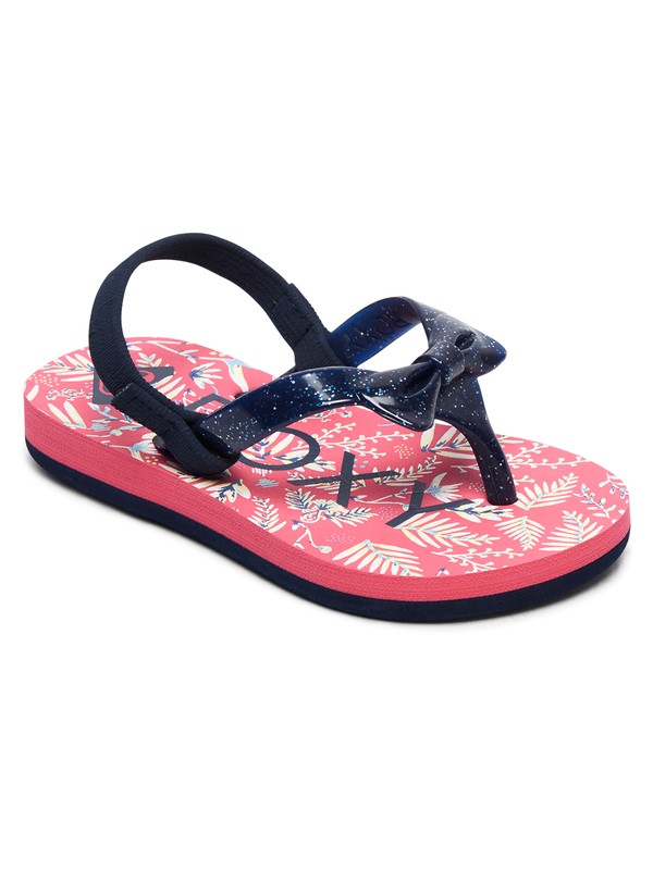 roxy, Girl's 2-6 Fifi Sandals, HOT PINK (hpn) 0 Girl's 2-6 Fifi Sandals Pink AROL100003 Roxy