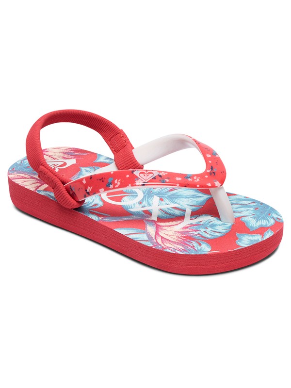 roxy, Pebbles - Chanclas para Bebés, RED (red) 0 Pebbles - Chanclas para Bebés Rojo AROL100004 Roxy