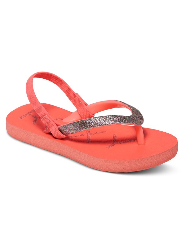roxy, Girls 2-6 Viva Glitter Flip Flops, RED (red) 0 Girls 2-6 Viva Glitter Flip Flops AROL100007 Roxy