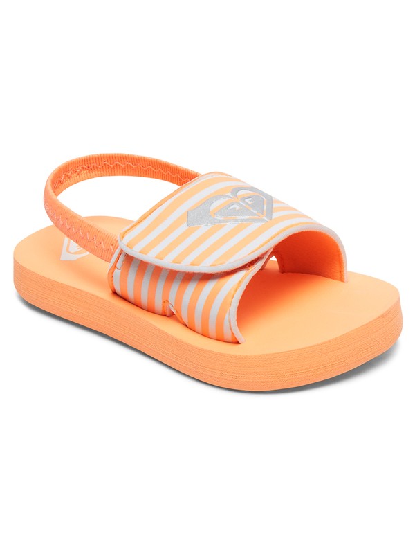 roxy, Girl's 2-6 Finn Sandals, PEACHES (phs) 0 Girl's 2-6 Finn Sandals Pink AROL100012 Roxy