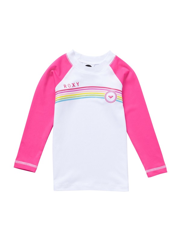 roxy, Girls 2-6 From above Toddler LS Rashguard, TROPICAL PINK (mlr0) 0 Girls 2-6 From above Toddler LS Rashguard AROWR00003 Roxy