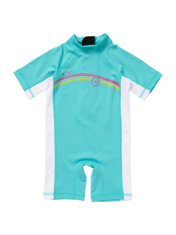 roxy, Girls 2-6 Sunny Days SS Springsuit, LIGHT JADE (bjr0) 0 Girls 2-6 Sunny Days SS Springsuit AROWR00004 Roxy