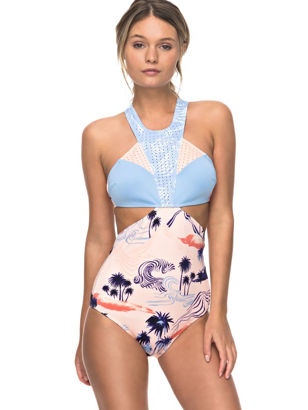 roxy, Maiô Feminino Estampado Roxy, PALE DOGWOOD CRYSTAL WATERS HAWAIIAN LAR (nds7) 0 Maiô Feminino Estampado Roxy BR66571072 Roxy