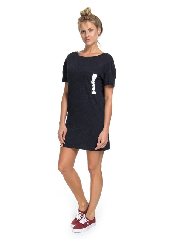 roxy, Vestido T-Shirt Miss Military Roxy, PRETO* (2013) 0 Vestido T-Shirt Miss Military Roxy Preto BR73811556 Roxy