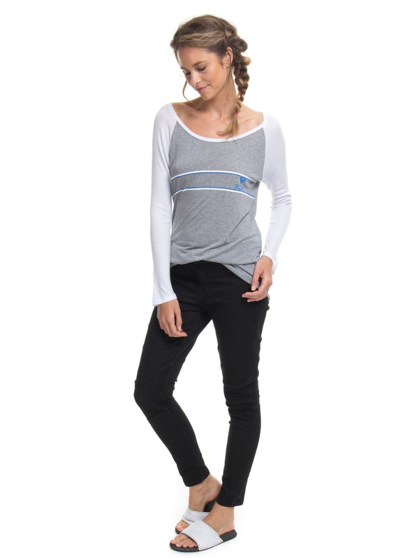 roxy, Camiseta Manga 3/4 Raglan Tiny Roxy, MESCLA (mes) 0 Camiseta Manga 3/4 Raglan Tiny Roxy Cinza BR73931089 Roxy