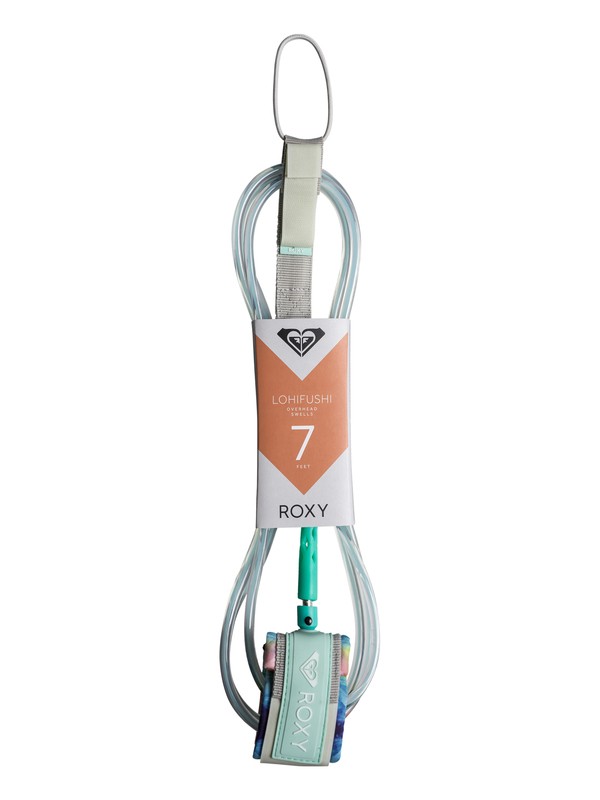roxy, The New Lohifushi 7'0 Surf Leash, LIGHT BLUE (bfn0) 0 The New Lohifushi 7'0 Surf Leash EGLRXLHNLF Roxy