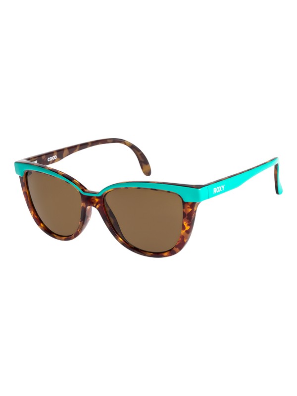 roxy, Coco - Lunettes de soleil pour Fille 3-7 ans, SHINY HAVANA-JADE/BROWN (xgcc) 0 Coco - Lunettes de soleil pour Fille 3-7 ans Vert ERG6016 Roxy
