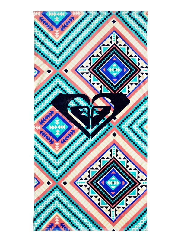 roxy, Pretty Simple - Beach Towel, POOL BLUE FREE SPIRIT (bhf6) 0 Pretty Simple - Beach Towel ERGAA03020 Roxy