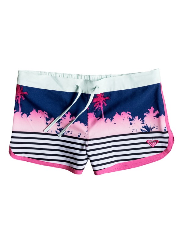 roxy, Sunset Party - Board Shorts, POP PALM COMBO SAILOR BLUE (bsq6) 0 Sunset Party - Board Shorts ERGBS03008 Roxy