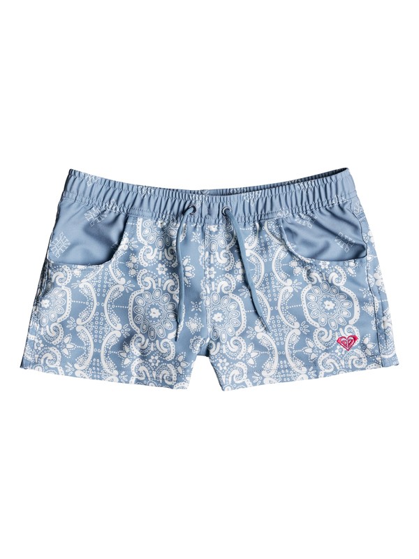 roxy, Nautical Summer - Boardshorts, BLUE SHADOW BANDANA KIDS (bkq6) 0 Nautical Summer - Boardshorts Azul ERGBS03048 Roxy
