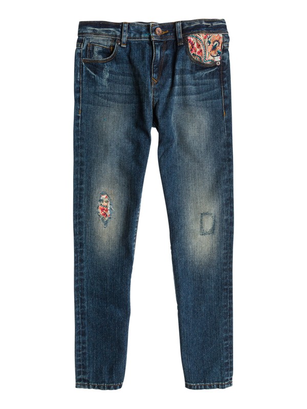 roxy, Rg Tomboy Denim Repairs, VINTAGE DARK USED (bstw) 0 Rg Tomboy Denim Repairs ERGDP03008 Roxy