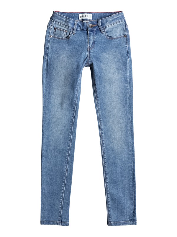 roxy, Step With Me - Slim Fit Jeans, MED BLUE WASH (blc0) 0 Step With Me - Slim Fit Jeans Blue ERGDP03019 Roxy
