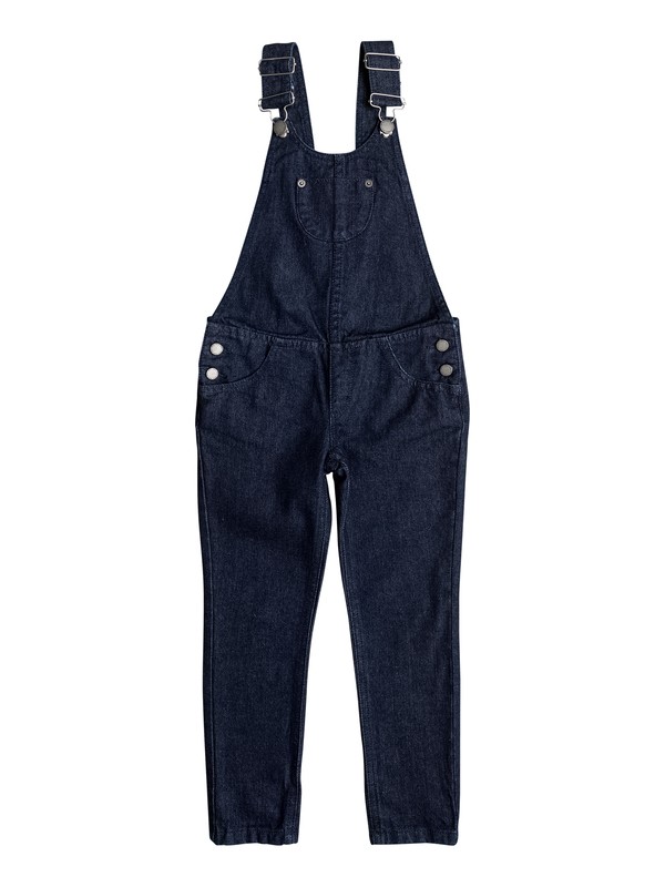 roxy, Girl's 7-14 Random Ideas Slim Fit Overalls, DARK BLUE (bsww) 0 Girl's 7-14 Random Ideas Slim Fit Overalls ERGDP03038 Roxy