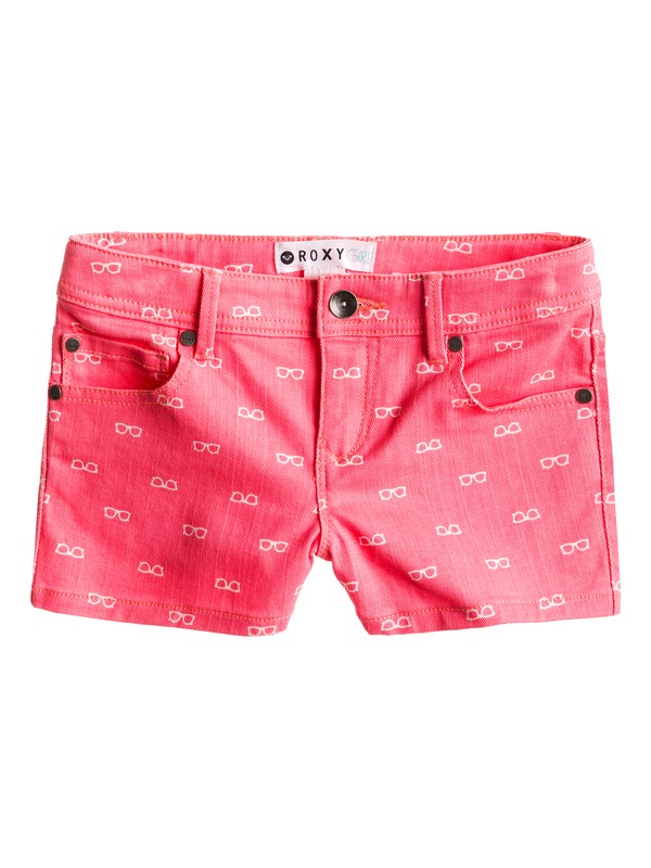 roxy, Girls 7-14 Lisy Print Shorts, MICRO GLASSES COMBO GLOW PINK (mkl6) 0 Girls 7-14 Lisy Print Shorts ERGDS00007 Roxy