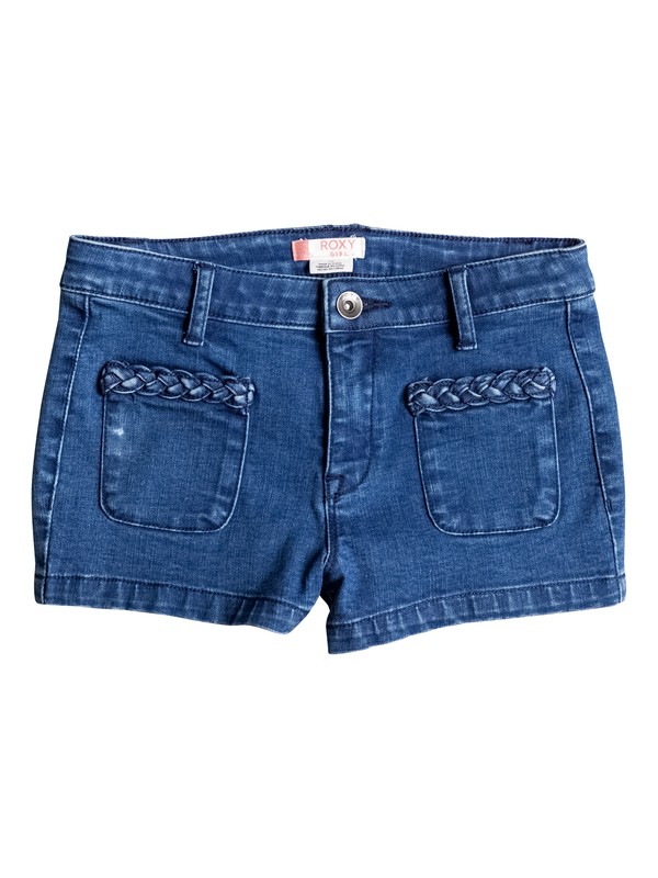 LONDON PICS ERGDS03029 0 Girls 7-14 London Pics High Waisted Denim Shorts ERGDS03029 Roxy