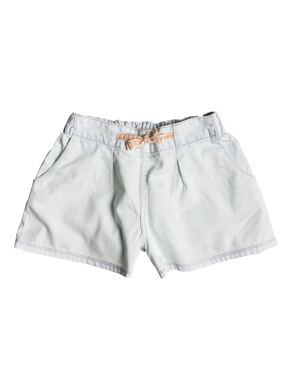 roxy, Girls 7-14 Fearless Flyers Denim Shorts, LIGHT BLUE (bfn0) 0 Girls 7-14 Fearless Flyers Denim Shorts Blue ERGDS03040 Roxy