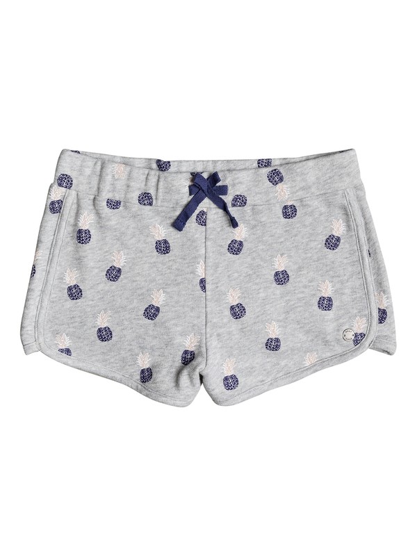 roxy, Water Falls - Sweat Shorts, HERITAGE HEATHER ICE PINEAPPLE (sgr6) 0 Water Falls - Sweat Shorts Grey ERGFB03065 Roxy