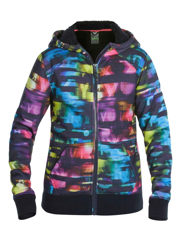 roxy, Girls 7-14 Resin Fleece, RXLETTERING_ANTHRACITE (kvj8) 0 Girls 7-14 Resin Fleece ERGFT00052 Roxy