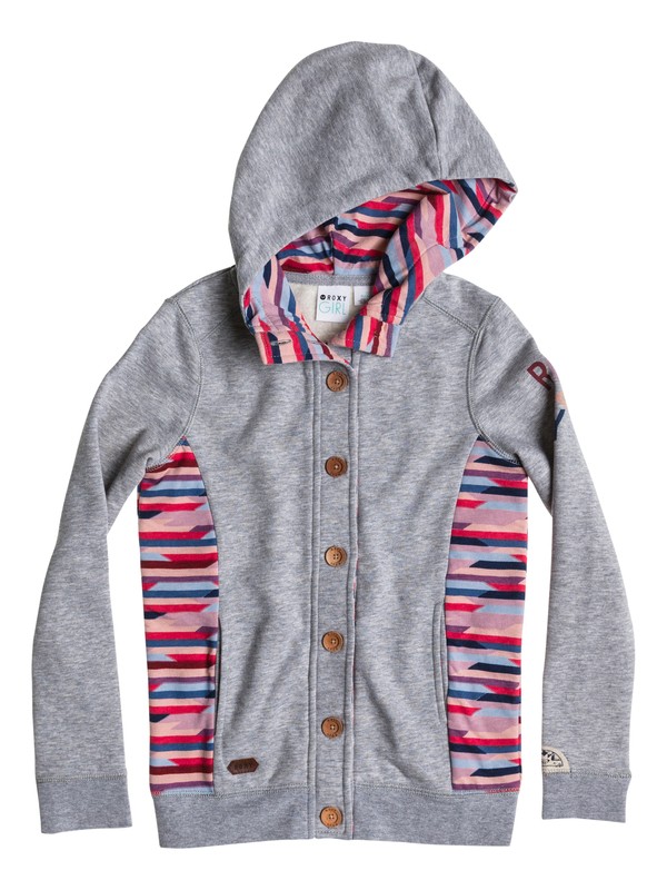 roxy, Girls 7-14 Roadtrip Hoodie, GEO GRAM CLARET RED STRIPE (mme3) 0 Girls 7-14 Roadtrip Hoodie ERGFT03020 Roxy