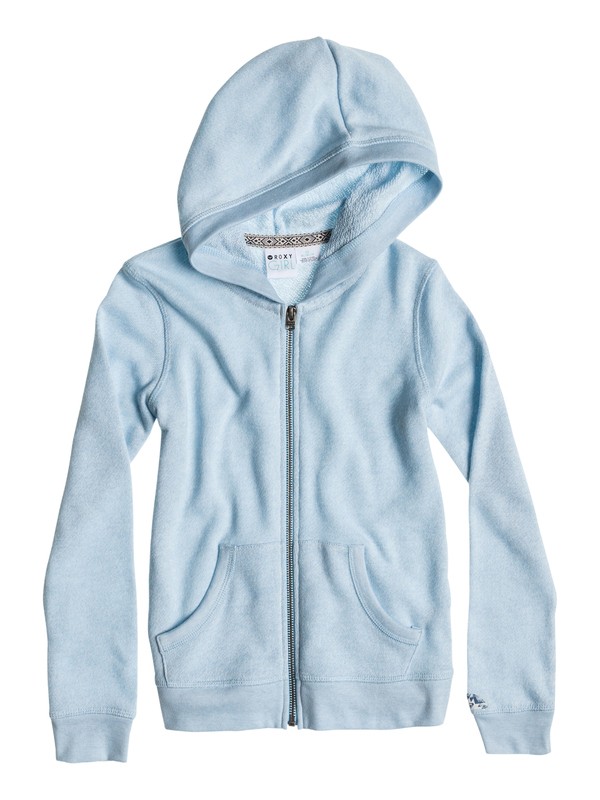 roxy, Girls 7-14 Stardust Solid Hoodie, SKYWAY HEATHER (bfbh) 0 Girls 7-14 Stardust Solid Hoodie ERGFT03026 Roxy