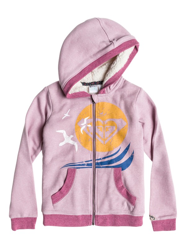 roxy, Girls 7-14 Moon May B Hoodie, MAUVE SHADOWS HEATHER (phqh) 0 Girls 7-14 Moon May B Hoodie ERGFT03040 Roxy