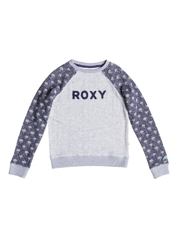 roxy, Wonderful Life - Sweatshirt, LITTLE PALM COMBO ECLIPSE (btc6) 0 Wonderful Life - Sweatshirt ERGFT03133 Roxy