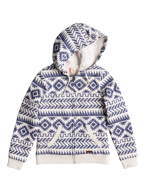 roxy, Star Crawl - Sudadera con capucha y cremallera, OUTER LIMITS KIDS PRISTINE (wza6) 0 Star Crawl - Sudadera con capucha y cremallera ERGFT03163 Roxy