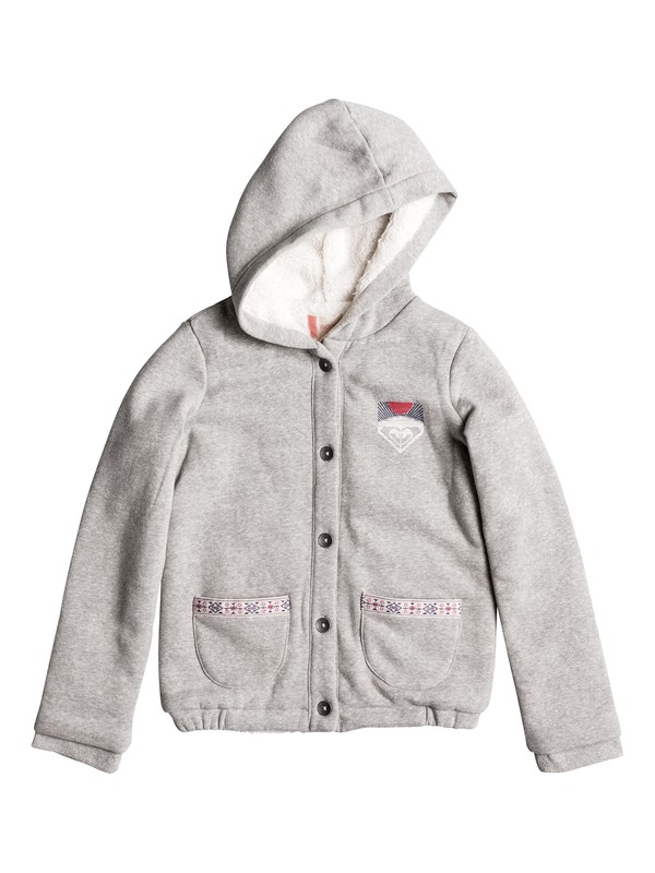 roxy, Salt Candy - Sweat à capuche, HERITAGE HEATHER (sgrh) 0 Salt Candy - Sweat à capuche Gris ERGFT03165 Roxy
