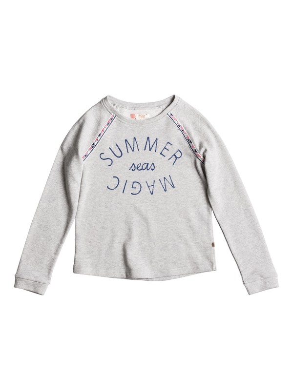 roxy, Marquise Of Waves - Sweatshirt, HERITAGE HEATHER (sgrh) 0 Marquise Of Waves - Sweatshirt ERGFT03183 Roxy
