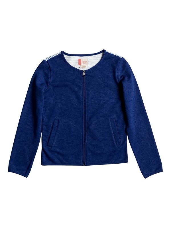 roxy, Francisco Waves - Zip-Up Jacket, BLUE DEPTHS (bta0) 0 Francisco Waves - Zip-Up Jacket ERGFT03192 Roxy