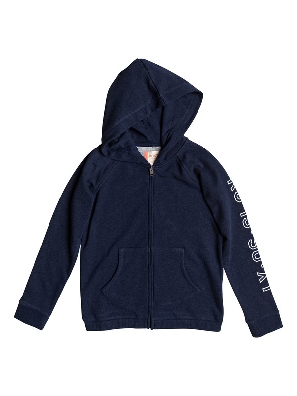 roxy, Sunflower Galaxy - Sudadera con capucha y cremallera para Chicas 8-16, DRESS BLUES HEATHER (btkh) 0 Sunflower Galaxy - Sudadera con capucha y cremallera para Chicas 8-16 ERGFT03214 Roxy