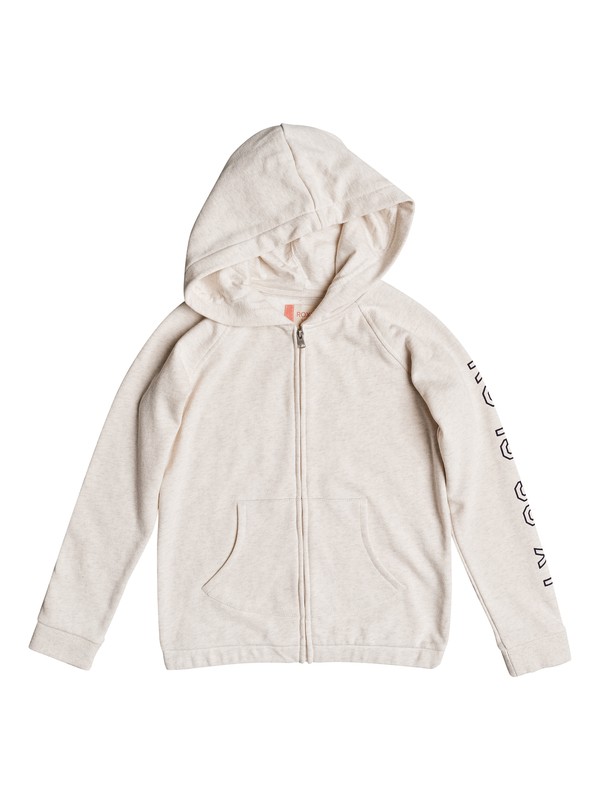 roxy, Sunflower Galaxy - Sudadera con capucha y cremallera, METRO HEATHER (tenh) 0 Sunflower Galaxy - Sudadera con capucha y cremallera Beige ERGFT03214 Roxy