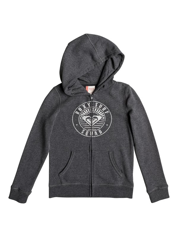 roxy, Local Nebula - Sudadera con capucha y cremallera para Chicas 8-16, CHARCOAL HEATHER (kpgh) 0 Local Nebula - Sudadera con capucha y cremallera para Chicas 8-16 ERGFT03216 Roxy