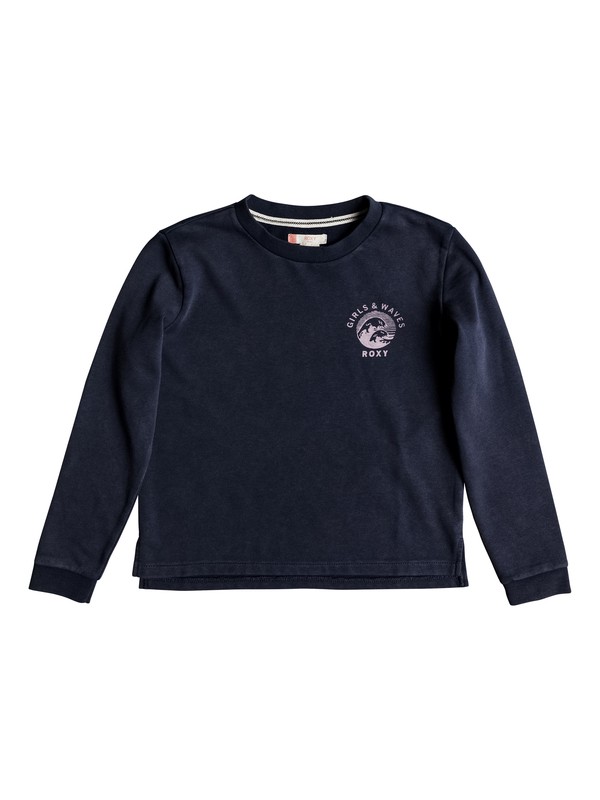 SECRETLY HAPPY ERGFT03232 0 Girls 7-14 Secretly Happy Crew Neck Pullover Sweatshirt ERGFT03232 Roxy