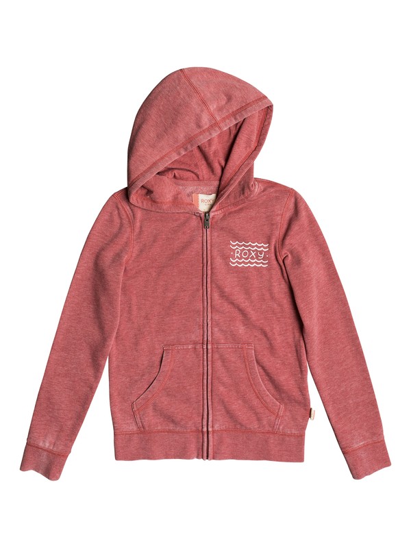 roxy, Girls 7-14 Be The Overflow Hola Beachachas Zip-Up Hoodie, DUSTY CEDAR (mmr0) 0 Girls 7-14 Be The Overflow Hola Beachachas Zip-Up Hoodie ERGFT03242 Roxy