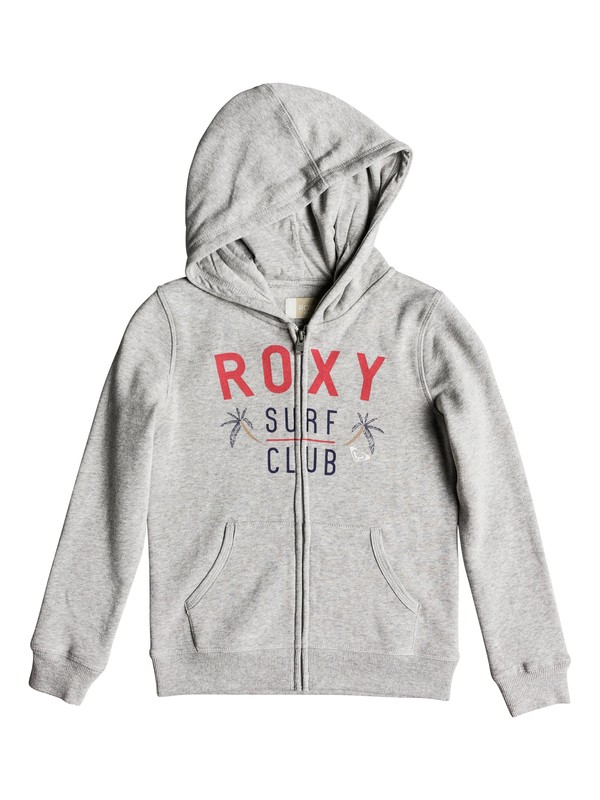 roxy, Толстовка на молнии The Endless Round, HERITAGE HEATHER (sgrh) 0 Толстовка на молнии The Endless Round Серый ERGFT03247 Roxy