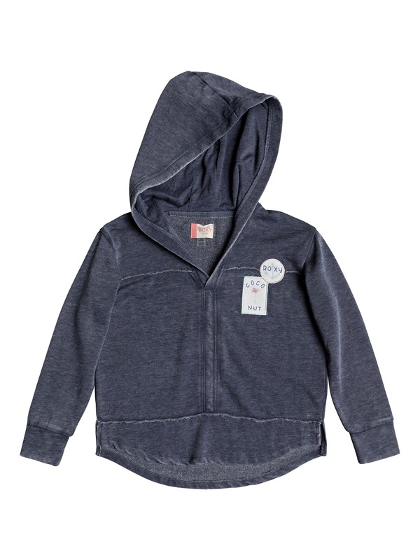 roxy, Girls 7-14 Wanting More Zip Up Sweatshirt, DRESS BLUES (btk0) 0 Girls 7-14 Wanting More Zip Up Sweatshirt ERGFT03250 Roxy