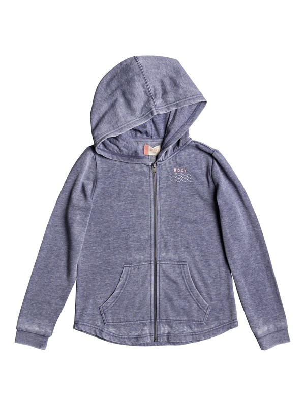 roxy, Girls 7-14 Teasing You Palm Tree Zip Up Hoodie, DEEP COBALT (bre0) 0 Girls 7-14 Teasing You Palm Tree Zip Up Hoodie ERGFT03258 Roxy