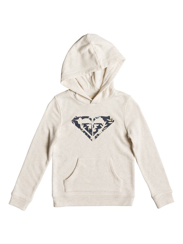 roxy, Across The Sea - Hoodie for Girls 8-16, METRO HEATHER (tenh) 0 Across The Sea - Hoodie for Girls 8-16 Beige ERGFT03284 Roxy