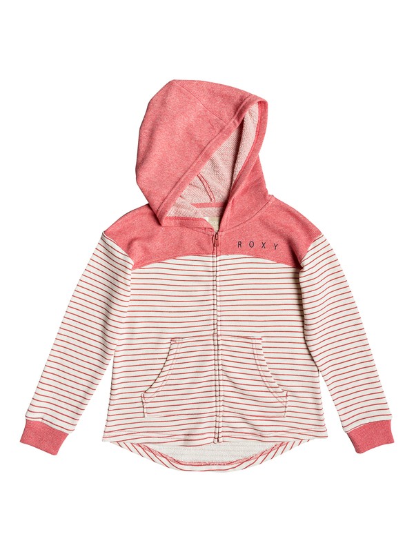 roxy, Girls 7-14 Happiest Fall Zip-Up Hoodie, MINERAL RED SIMPLE STRIPE (mmz3) 0 Girls 7-14 Happiest Fall Zip-Up Hoodie Pink ERGFT03293 Roxy