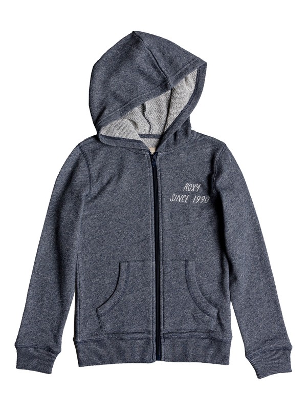 roxy, Girl's 7-14 Last Smile Chase The Light Hoodie, DRESS BLUES (btk0) 0 Girl's 7-14 Last Smile Chase The Light Hoodie Blue ERGFT03309 Roxy