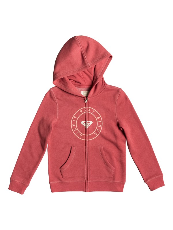 roxy, Girl Plans Pirate Type - Sweat à capuche zippé pour Fille 8-16 ans, MINERAL RED (mmz0) 0 Girl Plans Pirate Type - Sweat à capuche zippé pour Fille 8-16 ans Rose ERGFT03310 Roxy