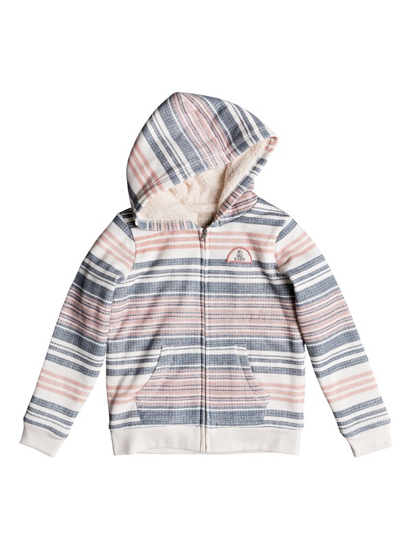 roxy, Sudadera con capucha y Cierre Jingle Hop, LOB BISQUE NAUTICAL STRIPES Y (mhh3) 0 Sudadera con capucha y Cierre Jingle Hop Rosa ERGFT03322 Roxy
